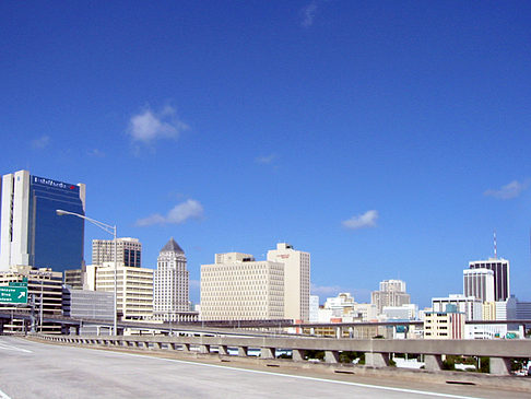 Foto Blick von den Straßen auf Miami