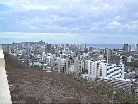 Blick über Waikiki