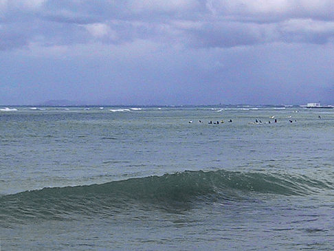 Foto Surfen an der Küste