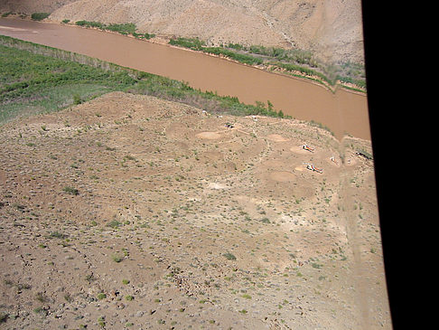 Per Hubschrauber im Grand Canyon Foto 