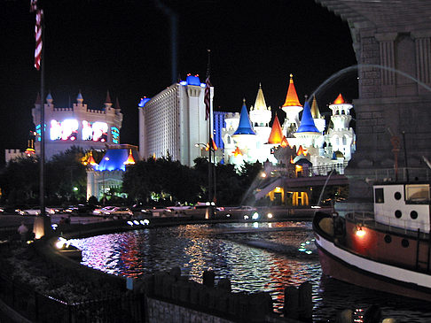 Las Vegas bei Nacht Fotos