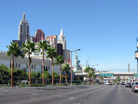 Las Vegas aus dem Auto