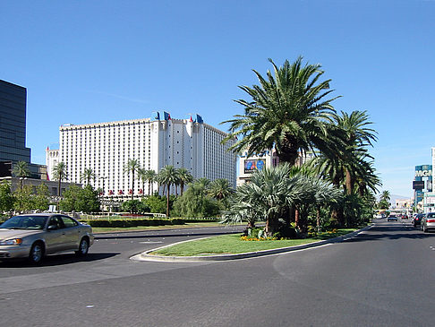 Las Vegas aus dem Auto Foto 