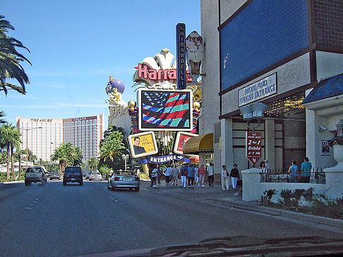 Las Vegas aus dem Auto Foto 