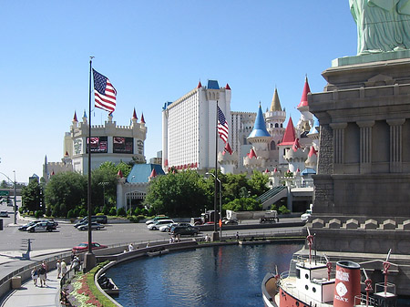 Las Vegas aus dem Auto