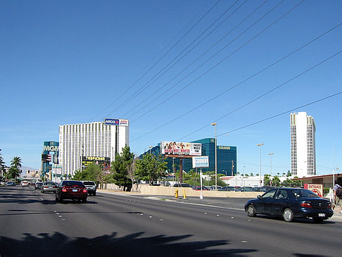 Las Vegas aus dem Auto Foto 